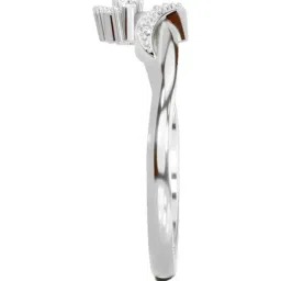 Sparkles Lab Grown Diamond 14k (585) White Gold Ring for Women image 4