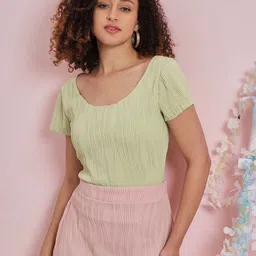 Athena Textured A-Line Above Knee Skirt image 2