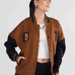 Chkokko Brown & Black Embroidered Jacket image 4