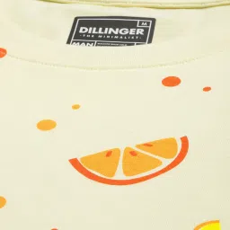 Dillinger White Cotton Loose Fit Printed T-Shirt image 4