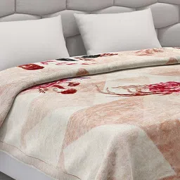 Monte Carlo Multicolor Polyester 1000 GSM Double Bed Winter Blanket image 4