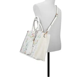 ALDO Multicolor Floral Large Tote Handbag with Pouch image 4