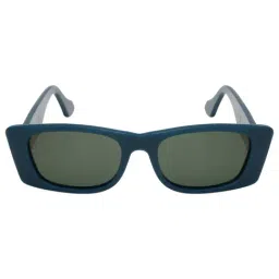 Ted Smith Green Rectangular Polarized Unisex Sunglasses image 2