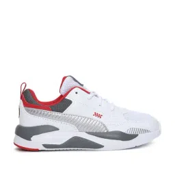 Puma Kids Ferrari X-Ray 2 AC PS White & Smoked Pearl Sneakers-image-14