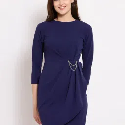 Style Quotient Navy Shift Dress-image-84