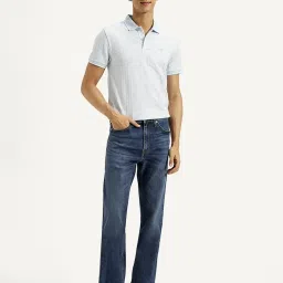 Levi's 505 Dark Blue Regular Fit Jeans image 4