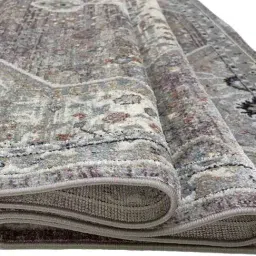 Obsessions Light Purple Medallion Neo Classical Carpet - Large image 5