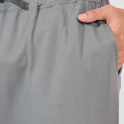 Styli Grey Relaxed fit Solid Joggers image 4