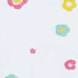 Fame Forever by Lifestyle Girls White Cotton Embroidered T-Shirt image 4