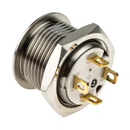 RS PRO Illuminated Push Button Switch Momentary 16 mm SPST Green LED 36 V DC, 1759196 image 4