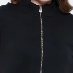 MADAME Black Plain Sweatshirt image 4