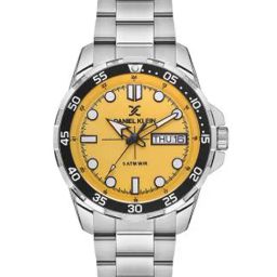 Daniel Klein Yellow Dial Analog Watch For Men - DK.1.13884-4-picture-21