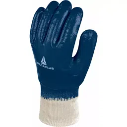 Delta Plus Blue Waterproof Work Gloves Size 10 Nitrile Coating, NI15510 (Pack of 12 Pair)-picture-16