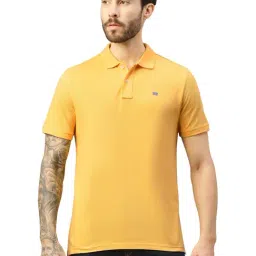 Royal Enfield Yellow Regular Fit Polo T-Shirt-image-0