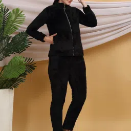 Sweet Dreams Black Polyester Regular Fit Track Suit image 4