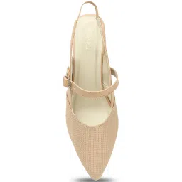 Iconics Women's Peach Sling Back Sandals image 4