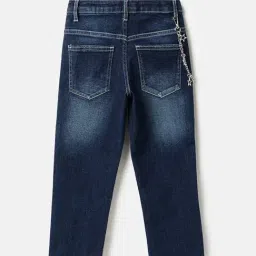 United Colors of Benetton Kids Blue Regular Fit Jeans image 2