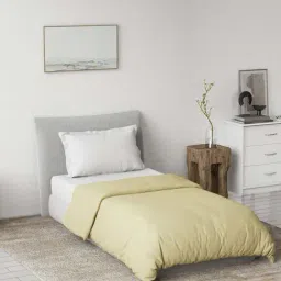 DDecor Beige Cotton Reversible Quilt-image-25