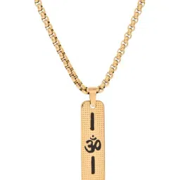 VOJ Gold Adjustable Pendant with Chains image 3