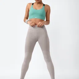 Reebok Blue Logo Print Sports Bra image 4