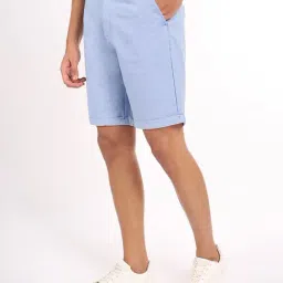 Peregrine By Pantaloons Air Blue Regular Fit Printed Shorts image 3