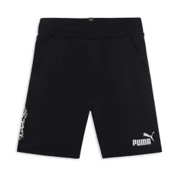 Puma Kids Mid 90s Black Cotton Printed Shorts-image-31