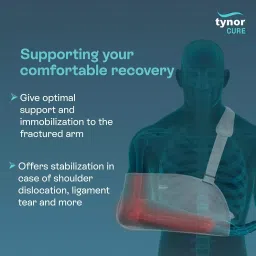 Tynor Pouch Arm Sling Baggy Grey Small Size, 3099253 image 3