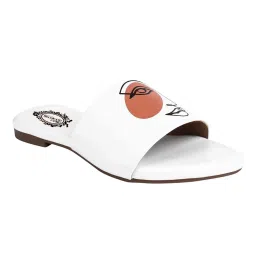 Shoetopia Kids White Casual Slides image 4