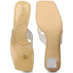 Inc.5 Women's Beige Thong Sandals image 4