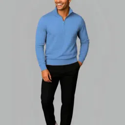 Mack Jonney Blue Fleece Regular Fit Sweatshirt-picture-21