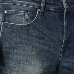 celio celio* Dark Blue Slim Fit Lightly Washed Jeans image 4