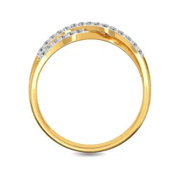 Kisna Diamond & Gold Jewellery Idhika 18k (750) Diamond & Gold Ring For Women image 4