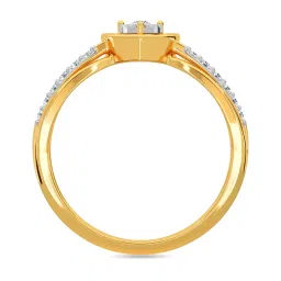 Kisna Diamond & Gold Jewellery Farha 18k (750) Diamond & Gold Ring For Women image 4