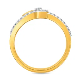 Kisna Diamond & Gold Jewellery Sarina 18k (750) Diamond & Gold Ring For Women image 4