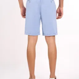 Peregrine By Pantaloons Air Blue Regular Fit Printed Shorts image 2