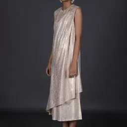 W Off-White Printed Jumpsuit image 3