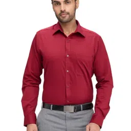 Raymond Red Slim Fit Shirt-image-81