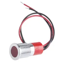 RS PRO Red Panel Mount Indicator 24V DC, Mounting Hole Size 14 mm, Termination Type Lead Wires, IP Rating IP67, Model No 7038945-picture-21