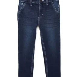 Under Fourteen Only Kids Navy Regular Fit Jeans-picture-35