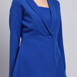 PowerSutra Notched Lapel Top & Blazer & Trousers Co-Ords image 4