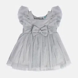 MINIKLUB Girls Grey Shimmer Dress-image-39