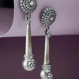 Fabindia Silver Dangler Earrings-picture-11