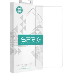 Sprig Tempered Glass Guard for Oppo A96 (Pack of 1) image 2