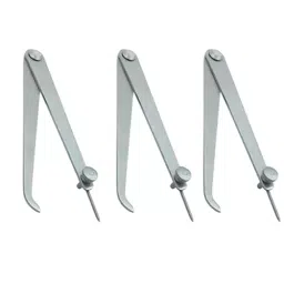 Buyohlic International Hermaphrodite Jenny Caliper with Silver Color Tool Steel Body 6 inch (150 mm) Size for Locating The Centre Of A Round Or Square Section, EO-WQ17-FK51 (Pack of 3)-picture-11