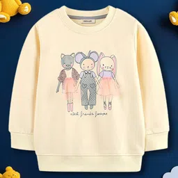 INCLUD Girls Graphic Printed Round Neck Sweatshirt-picture-35