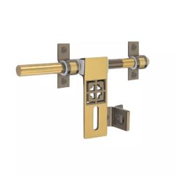 Atom White Metal Black Gold Finish Adjustable Latch, AD-ZN-LEMON-10-BG-01-picture-8