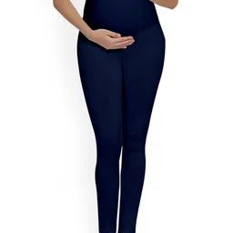 Lenam Stretchable Maternity Ankle-Length Leggings With Adjustable Waist-picture-27