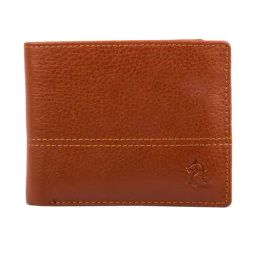 Kara Orange Casual Leather Bi-Fold Wallet For Men-picture-15