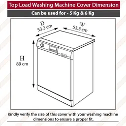 The Furnishing Tree Plastic Washing Machine Covers image 3