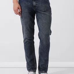 The Indian Garage Co Men Slim Fit Mid-Rise Light Fade Jeans-picture-37